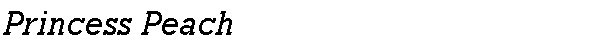 Text Box: Princess Peach